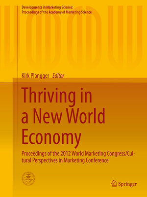 cover image of Thriving in a New World Economy